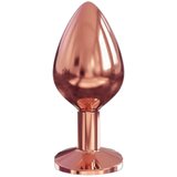 Dorcel Diamond Plug M - aluminijski analni dildo - srednji (ružičasto zlato) | shoptok.hr