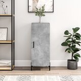  Komoda siva boja betona 34,5x34x90 cm od konstruiranog drva Slike