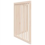  Vrata za pse s 2 panela sklopiva 160 cm od drva topole | shoptok.hr