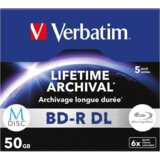 Verbatim MDISC BD-R DL 50 GB 5 kosov Cene