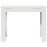 vidaXL Pisalna miza bela 100x45x75 cm iverna plošča | Shoptok.si