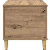 vidaXL Nočna omarica artisan hrast 60 x 44.5 x 45 cm Konstruiran les | Shoptok.si