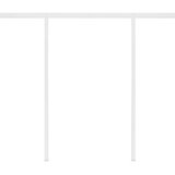 vidaXL Ročno zložljiva tenda z LED lučmi 3,5x2,5 m oranžna in rjava | Shoptok.si