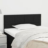 Maison Chic posteljno vzglavje - vzglavna omarica - nočna omarica črno 100x5x78/88 cm blago, (21706045) | Shoptok.si