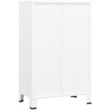  Industrijski sanduk za pohranu bijeli 70 x 40 x 115 cm metalni | Eponuda.com