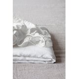 Linen Tales bijela lanena plahta s gumicom, 90 x 200 cm Cijene