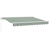  Skrovita tenda Zelena 350 x 200 cm tkanina | shoptok.hr