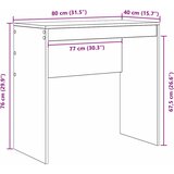  Stol Siva Sonoma 80 x 40 x 76 cm | shoptok.hr