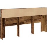  Uzglavlje s ormarićem boja starog drva 200x19x103 5 cm drveni | shoptok.hr