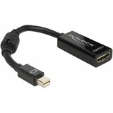 Delock 65099 Mini-DisplayPort / HDMI adapter [1x muški konektor mini DisplayPort - 1x ženski konektor HDMI] crna 12 cm Cijene