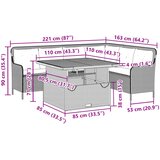  2-dijelni set vrtnih sofa od poliratana s jastucima bež | shoptok.hr