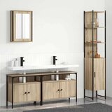  Set namještaja za kupaonicu 4 kom. Sonoma hrast | shoptok.hr