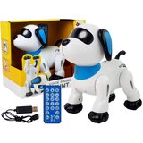  Interaktivni robot pas na daljinsko upravljanje - bijelo/plavi | shoptok.hr