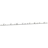 vidaXL Oprema za drsna vrata 400 cm nerjaveče jeklo srebrne barve, (22046529) | Shoptok.si