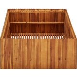  Posuda za sadnju 100 x 100 x 50 cm masivno bagremovo drvo | shoptok.hr