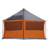  Obiteljski šator s krovom Siva i narančasta 450 x 400 x 265 cm | Eponuda.com