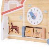 Ginger Home Crvena montesori aktivna tabla farma sa mlinom, lavirintom, satom i zupčanicima ( W12D824 ) | Eponuda.com