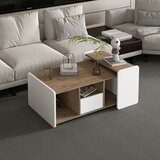 Hanah home klub sto Viya 20456, 94,3 cm, beli / Rahle | Eponuda.com