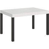 Itamoby   Everyday (90x140/244 cm) - bela, barva nog: antracit - raztegljiva jedilna miza, (20842820) | Shoptok.si