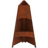  Kamin Smeđa 50 x 50 x 95 cm Čelik otporan na vremenske uvjete | shoptok.hr