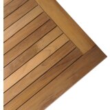 vidaXL vrtna miza 60x60x30 cm iz trdnega lesa Teak | Shoptok.si