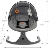 Kinderkraft STOLICA ZA LJULJANJE LUMI 2 DARK GRAY | ePonuda.com