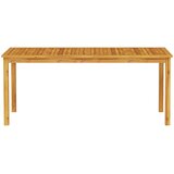  Vrtni set za objed 9 kom. Smeđa Čvrsto drvo akacije 180 x 90 x 75 cm | shoptok.hr