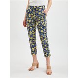 Orsay Yellow-Blue Womens Shortened Flowered Pants - Women Cijene