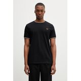 Fred Perry Majice s kratkimi rokavi TWIN TIPPED T-SHIRT Črna Cene