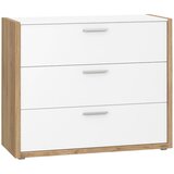 Hom`in komoda, bela, barve hrasta | Shoptok.si