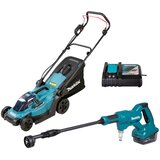 Makita DLX2583T Akumulatorski set in z 1 orodja: akumulatorska kosilnica kosom srednjetlacilnik, vkljucno 5,0 Ah Cene