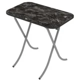 ALESTA Sto sklopiv 50x80 crni mermer