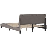 vidaXL Posteljni okvir brez vzmetnice taupe 140x200 cm blago | Shoptok.si