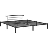  Za krevet crni metalni 180 x 200 cm | shoptok.hr