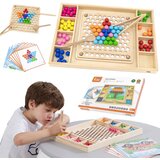 Viga drvena igra s loptom catch and match Montessori puzzle | shoptok.hr
