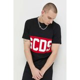 Gcds Bombažna kratka majica črna barva | Shoptok.si