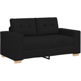 SOFA 3 pcs Crna 221 x 80 x 80 cm Platnasta tkanina | shoptok.hr