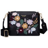 Vuch Crossbody torba Coalie Flowers Black, 17 x 20 cm | shoptok.hr
