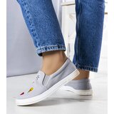Gemre Grey fabric sneakers with Anais patches | Shoptok.si