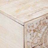  Stolić za kavu Bijelo 80 x 50 x 40 cm Čvrsto drvo manga - Bijelo | shoptok.hr