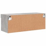 TV ormarić s LED svjetlima siva boja betona 80x30x30 cm | shoptok.hr