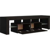 vidaXL TV ormarić s LED svjetlima crni 140x36,5x40 cm | shoptok.hr
