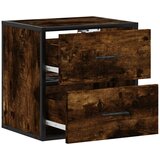  Zidni noćni ormarići 2 kom dimljeni hrast 40x31x39,5 cm | shoptok.hr