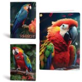 Rucksack Only Zvezek A4 Parrot, brezčrtni, 52 listov, sortirano Cene