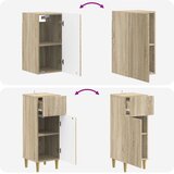  Set kupaonskih ormara od 4 dijela ARNHEM Hrast sonoma | shoptok.hr