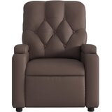  Masažni naslonjač od umjetne kože smeđi | shoptok.hr