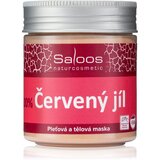 Saloos 100% red clay face and body mask 140g cene