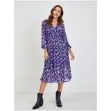 Orsay purple Women's Floral Dress - Women Cene