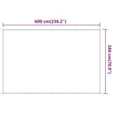  Okomita tenda svjetlozelena 180 x 600 cm od tkanine Oxford | shoptok.hr