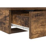  Nočne omarice Prekajen hrast Trden hrast 140 x 36.5 x 16.5 cm, (22008214) | Shoptok.si